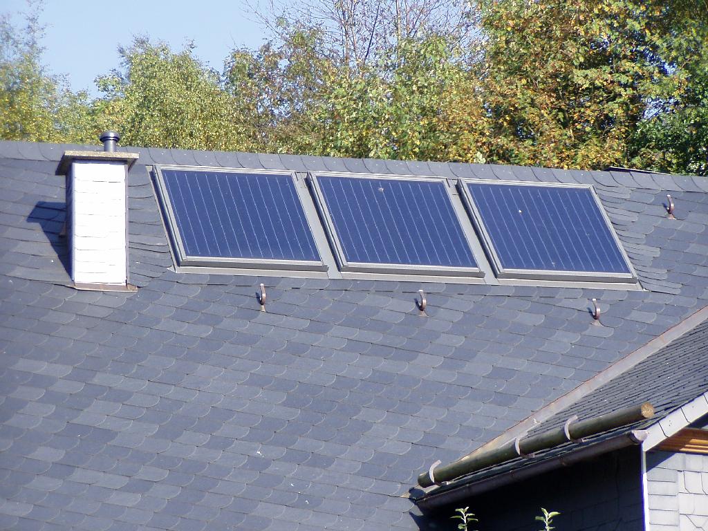 Integrierte Solaranlage